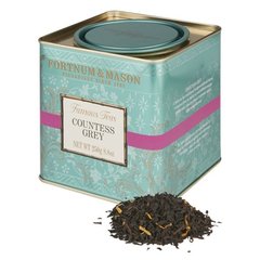 Английский чай  Countess Grey Tea Fortnum and Mason в жестяной банке 250 грамм