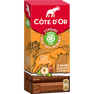 Молочный бельгийский шоколад с фундуком Cote D'Or Sengage Lait Noisettes