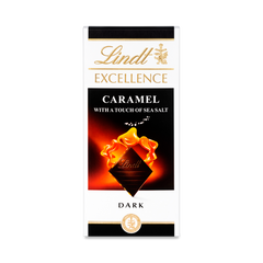 Чёрный шоколад Dark Caramel & Sea Salt Lindt