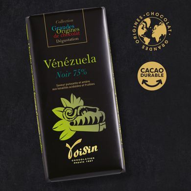 Чёрный шоколад Venezuela Voisin