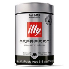 Итальянский кофе Illy Espresso Dark  молотый
