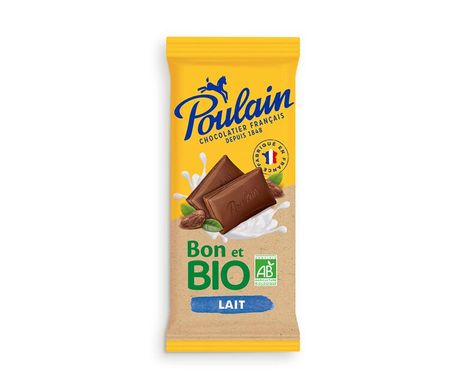 Молочный шоколад  Bon Lait Bio Poulain