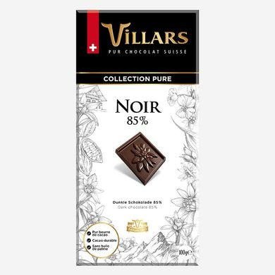 Чёрный шоколад  Dark 85% Villars 