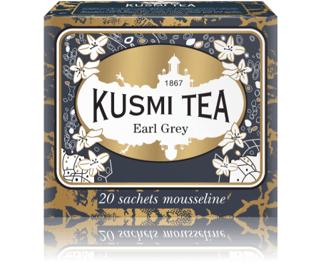 Французский пакетированный чай Earl Grey Kusmi Tea 10 штук.