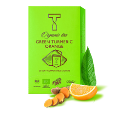 Зелёный органический чай Green Turmeric Orange Organic Wital