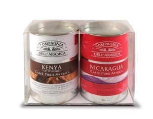 Набор молотого кофе Arabica Kenya Nicaragua Compagnia Dell'Arabica (Corsini)
