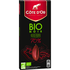 Чёрный Bio Noir 70% Cote D'Or, 90 г