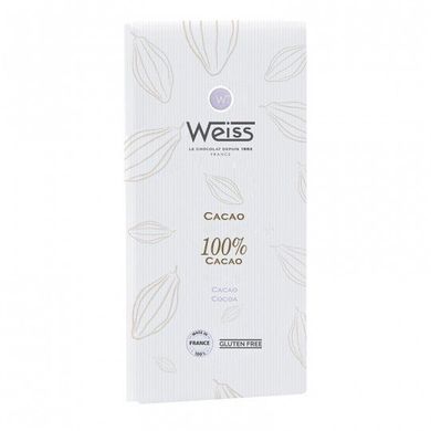 Чёрный шоколад 100% Cacao Weiss