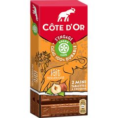 Молочный бельгийский шоколад с фундуком Cote D'Or Sengage Lait Noisettes